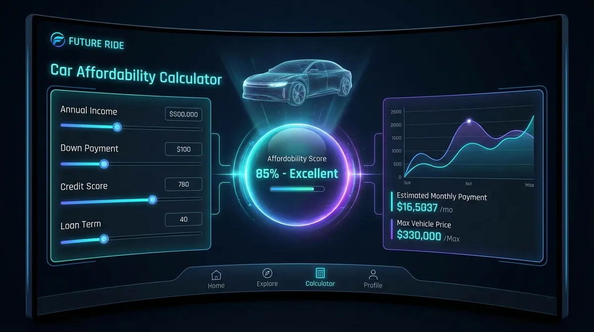 Car Affordability Calculator Interface