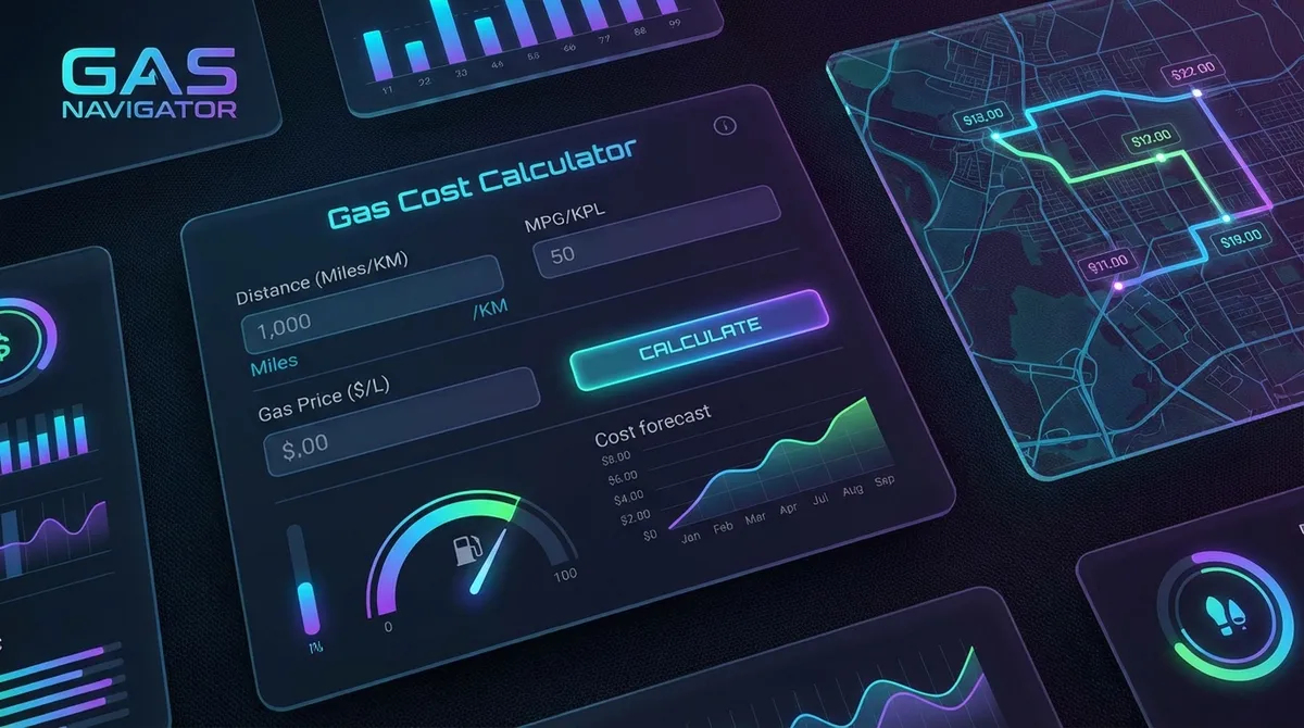 Gas Cost Calculator Interface