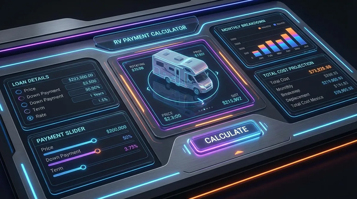 RV Payment Calculator Interface